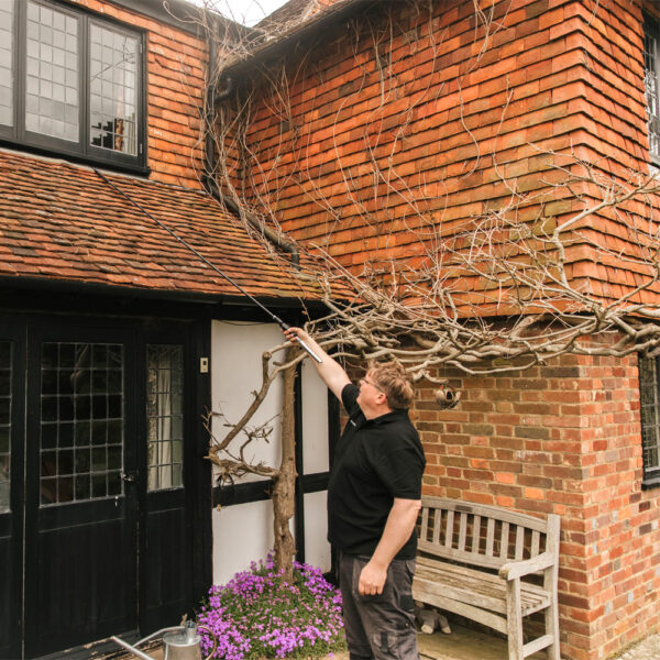 Photo of Kerminator®Wasp lance being used at a residential property